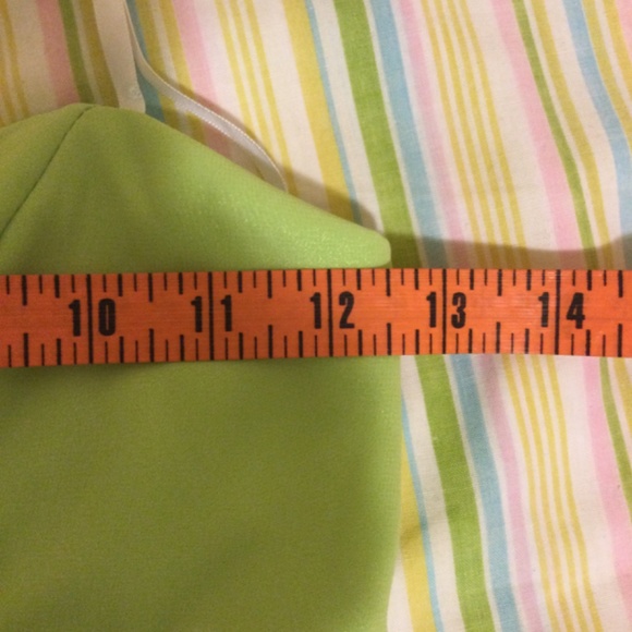 Pretty Spring Green Fancy  strapless Midi Dress by Stepping Out - Picture 4 of 14